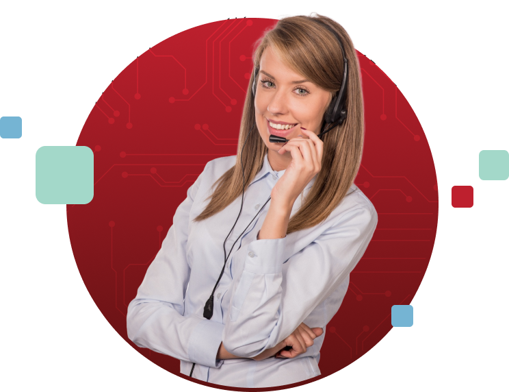 Businesswoman on phone call with client