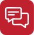 Chat messages icon representing customer communication