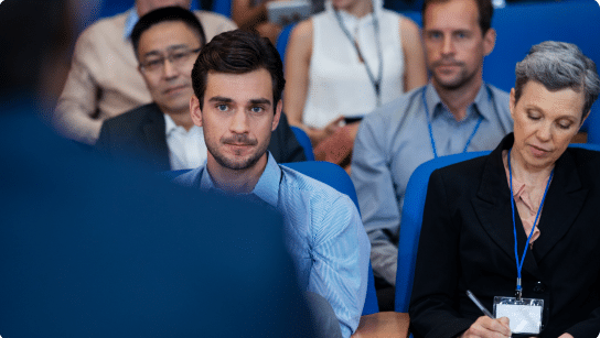 Franchise conference audience
